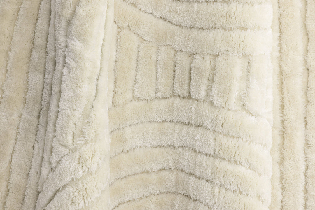 Venture Home Niklas  Polyester - 200*200-  -Round-White
