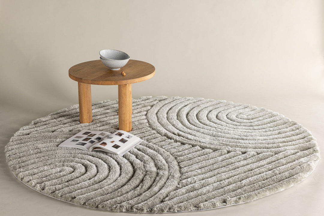 Venture Home Niklas  Polyester - 200*200-  -Round-Greige