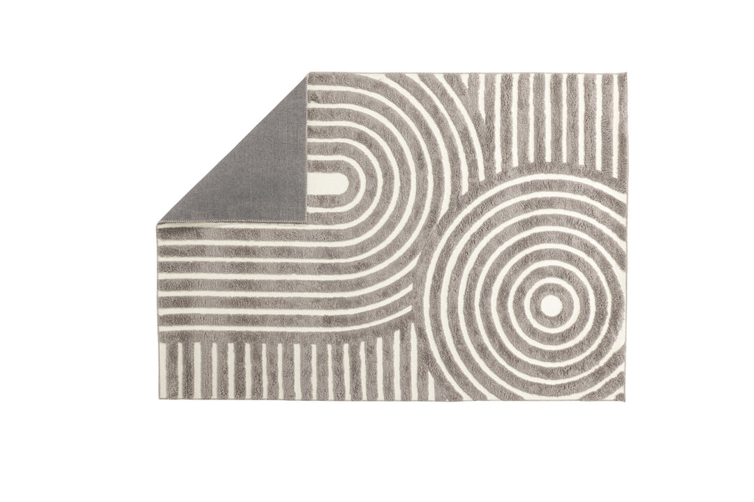 Venture Home Nikita  Poly-cotton Canvas - 290*200-  -Rectangular-Grey/White