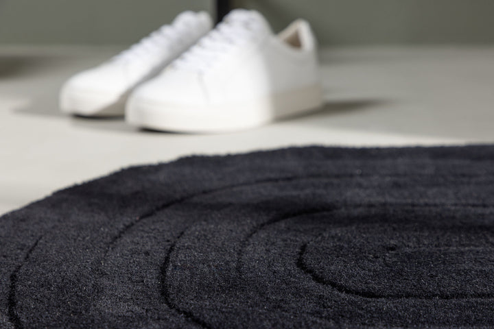 Venture Home Nora Wool - 50*80-  -Half Moon-Black