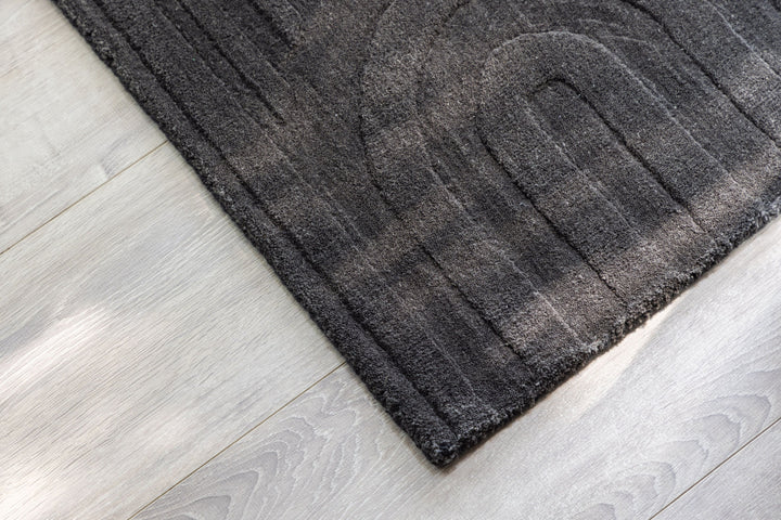 Venture Home Nora Wool - 50*80-  -Rectangular-Charcoal