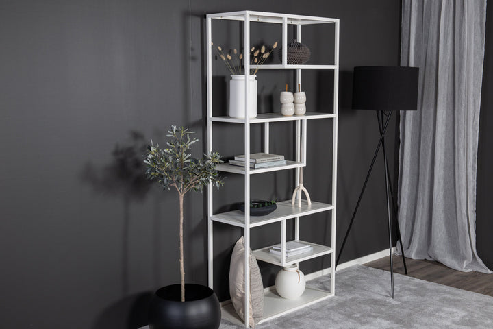 Venture Home Staal - Bookcase - White - Ersätts av 28076-201