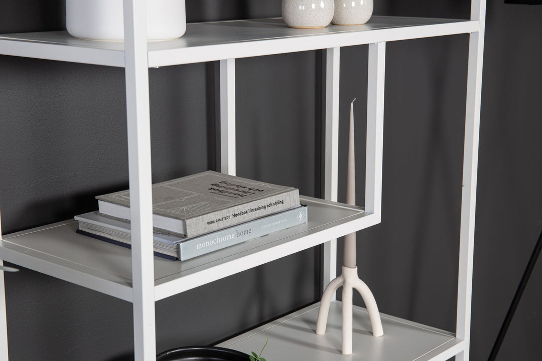 Venture Home Staal - Bookcase - White - Ersätts av 28076-201