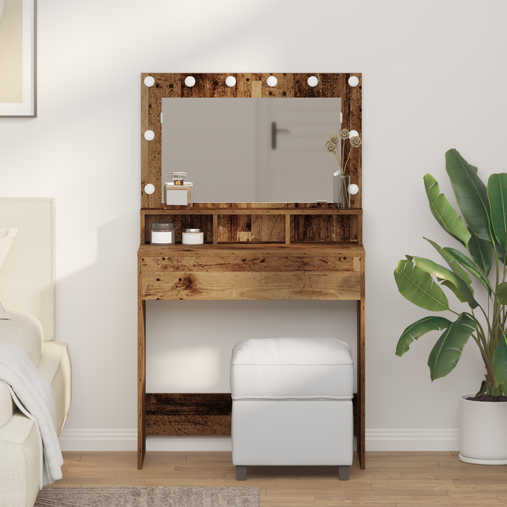 Klædeskab Gammelt træ 75,5 x 41 x 135 cm Konstrueret træ