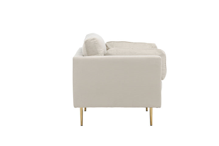 Venture Home Boom - Single Chair Corduroy - Light Grey