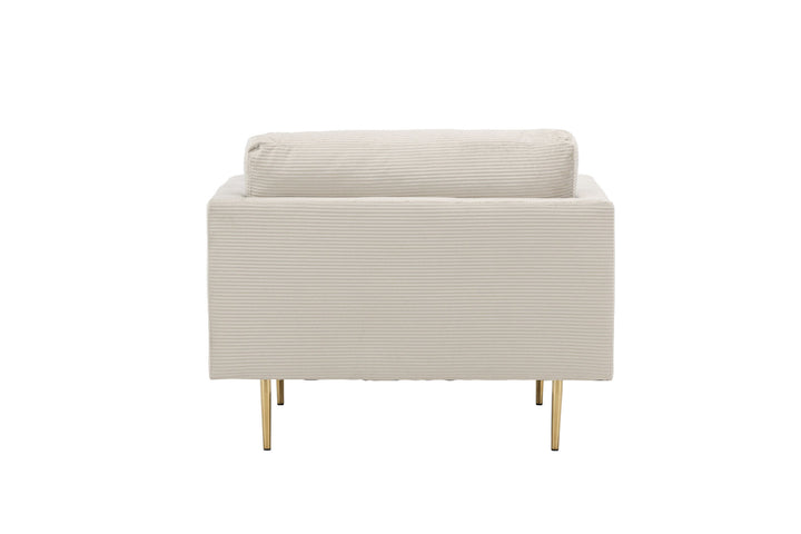 Venture Home Boom - Single Chair Corduroy - Light Grey