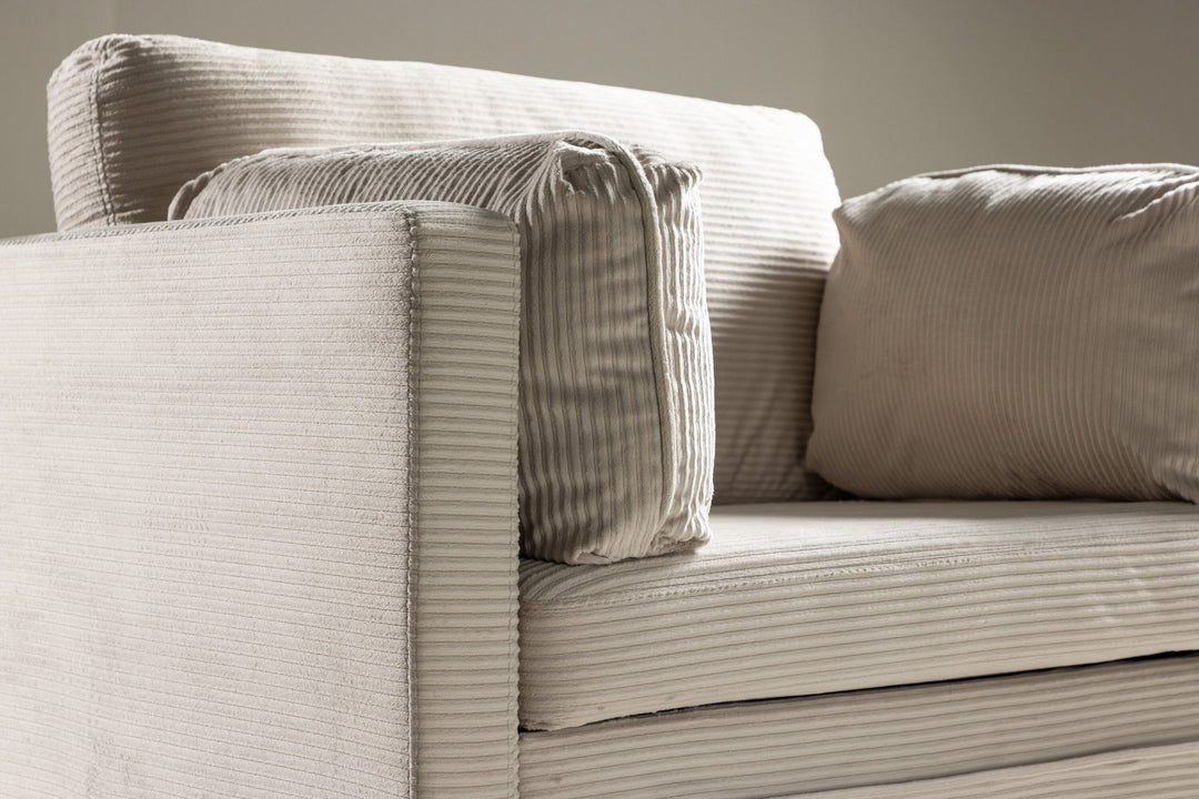 Venture Home Boom - Single Chair Corduroy - Light Grey