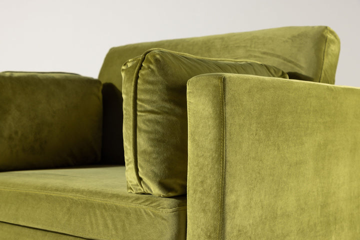 Venture Home Boom - Single Chair Velvet - Spring Green