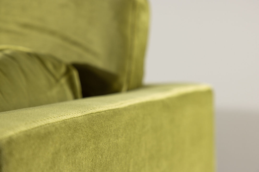 Venture Home Boom - Single Chair Velvet - Spring Green