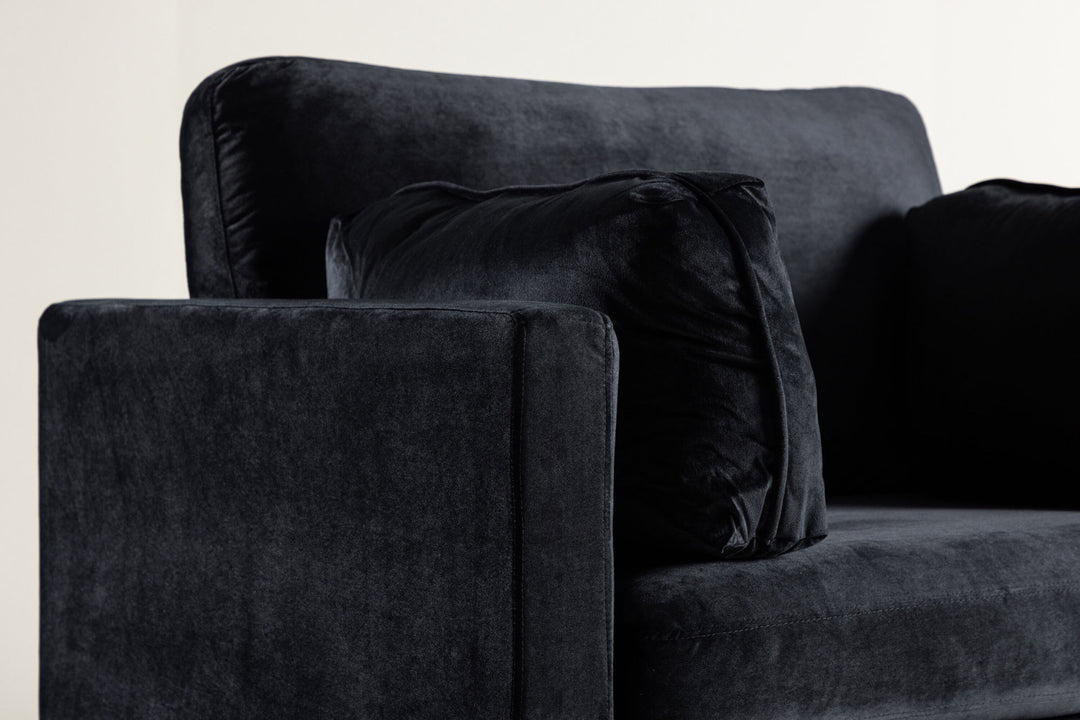 Venture Home Boom - Single Chair Velvet - Black