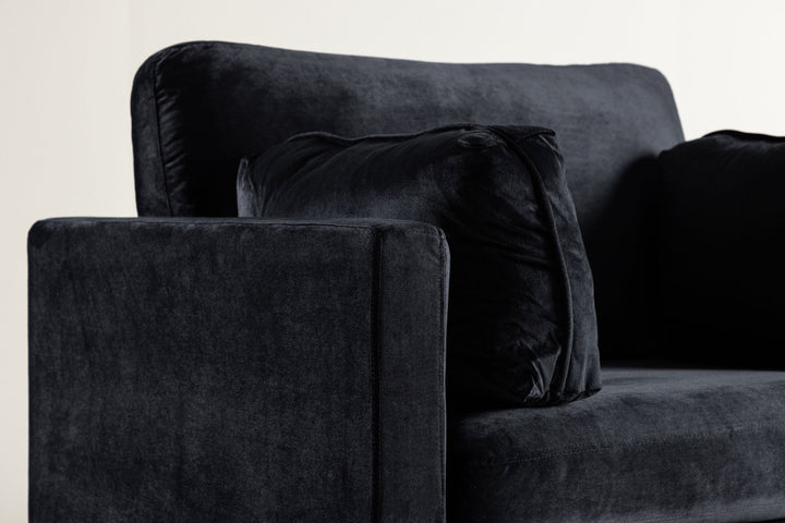 Venture Home Boom - Single Chair Velvet - Black