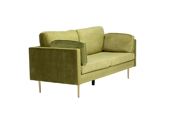 Venture Home Boom - 3 seat sofa Velvet - Spring Green