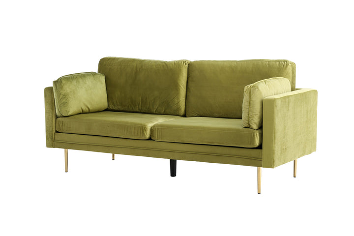 Venture Home Boom - 3 seat sofa Velvet - Spring Green