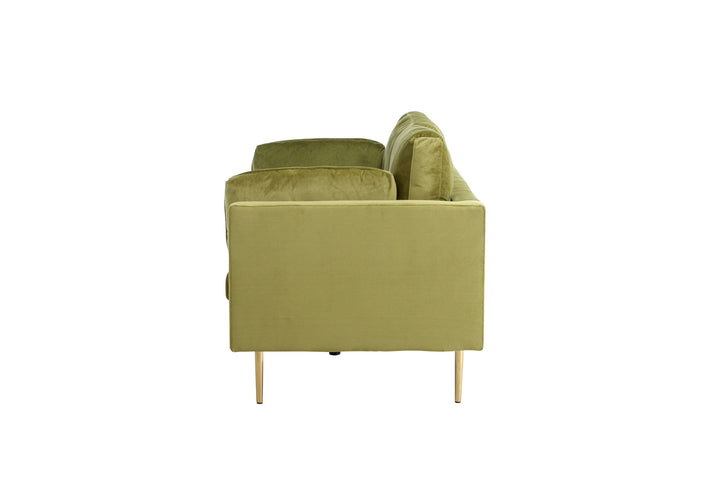 Venture Home Boom - 3 seat sofa Velvet - Spring Green