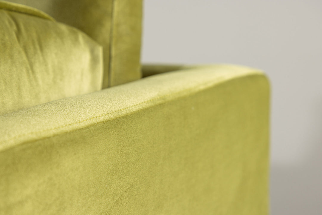 Venture Home Boom - 3 seat sofa Velvet - Spring Green