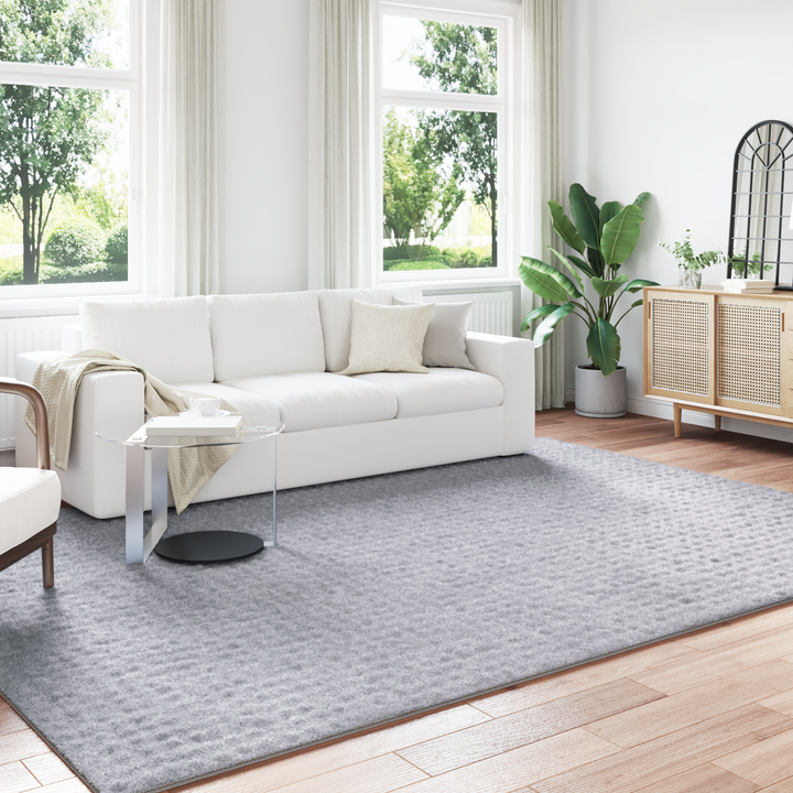 Områdetæpper Rektangulær SIROLO Grå 280 x 200 cm Polyester