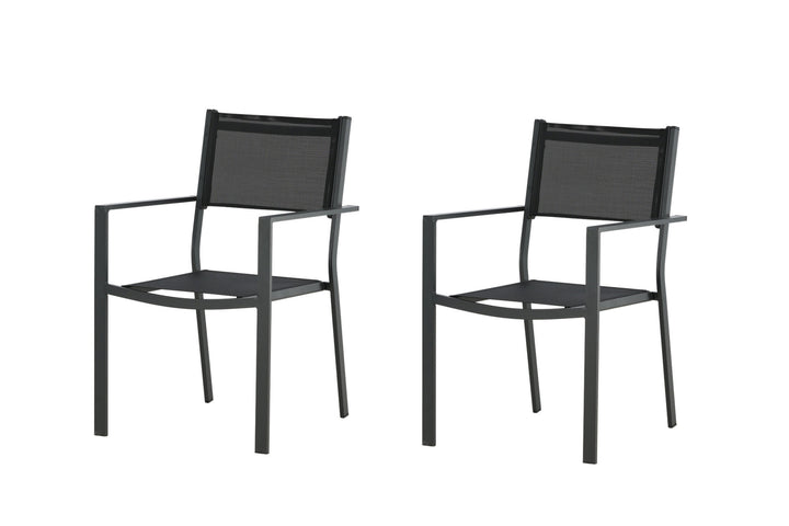Venture Home Copacabana Stacking Chair - Black/Black - Ersätter 4231-408