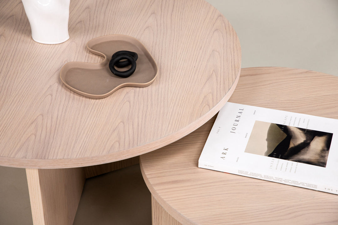 Venture Home Saltö Small Sofa Table - Whitewash / Wood +Saltö Large Sofa Table - Whitewash / Wood _1