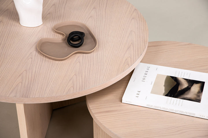 Venture Home Saltö Small Sofa Table - Whitewash / Wood +Saltö Large Sofa Table - Whitewash / Wood _1