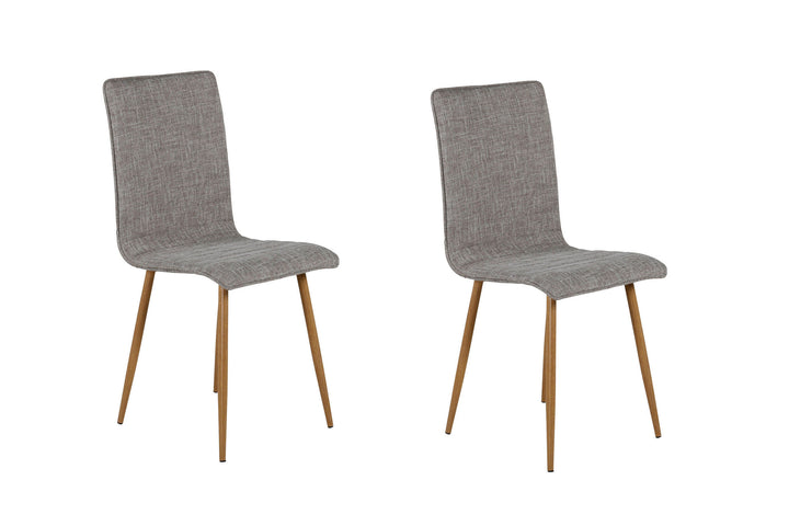 Venture Home Windu Lyx Dining Chair 2-pack - Oak-Look / Light Grey (ersätter 19908-440)
