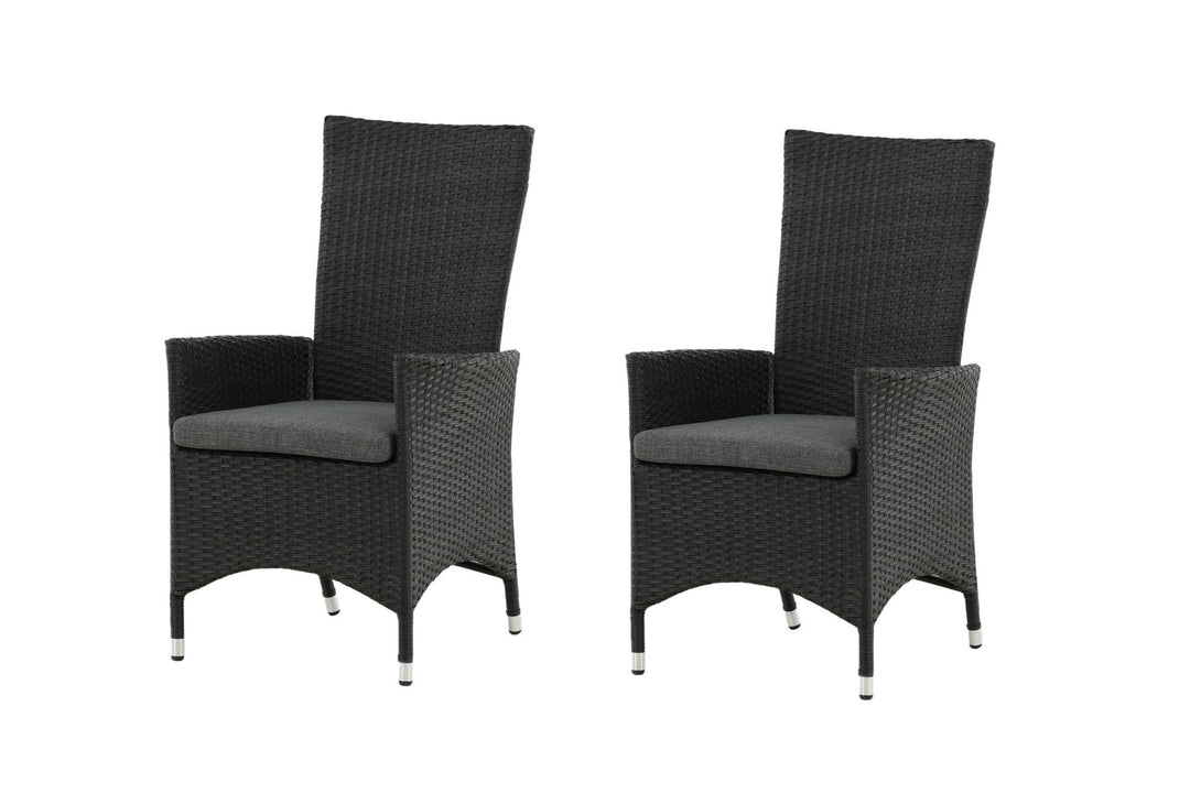 Venture Home Padova Chair (Recliner) 2-pack - Black/Grey