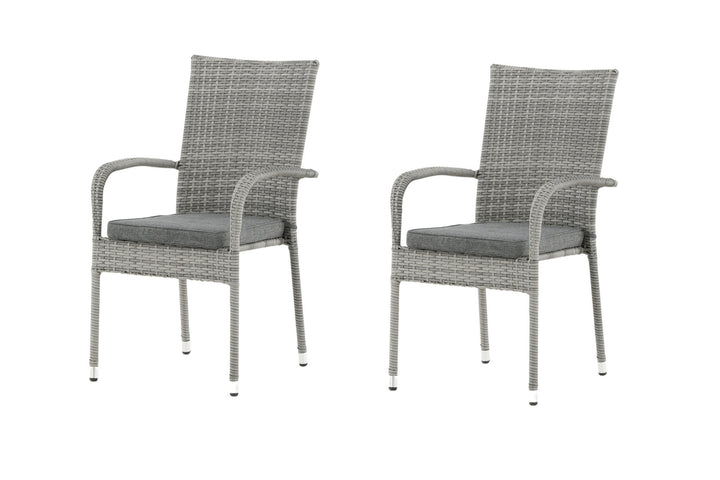 Venture Home Anna Chair 2-pack - Grey