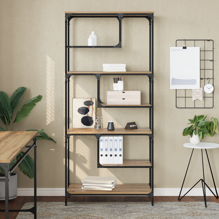 Bogreol artisan eg 81 x 36 x 176 cm Konstrueret træ
