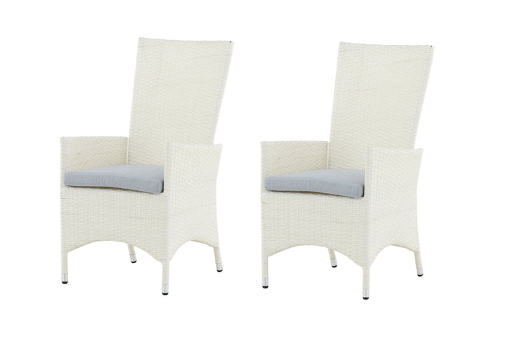 Venture Home Padova Chair (Recliner) 2-pack - White/Grey