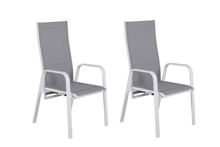 Venture Home Copacabana Recliner Chair 2-pack - White/Grey