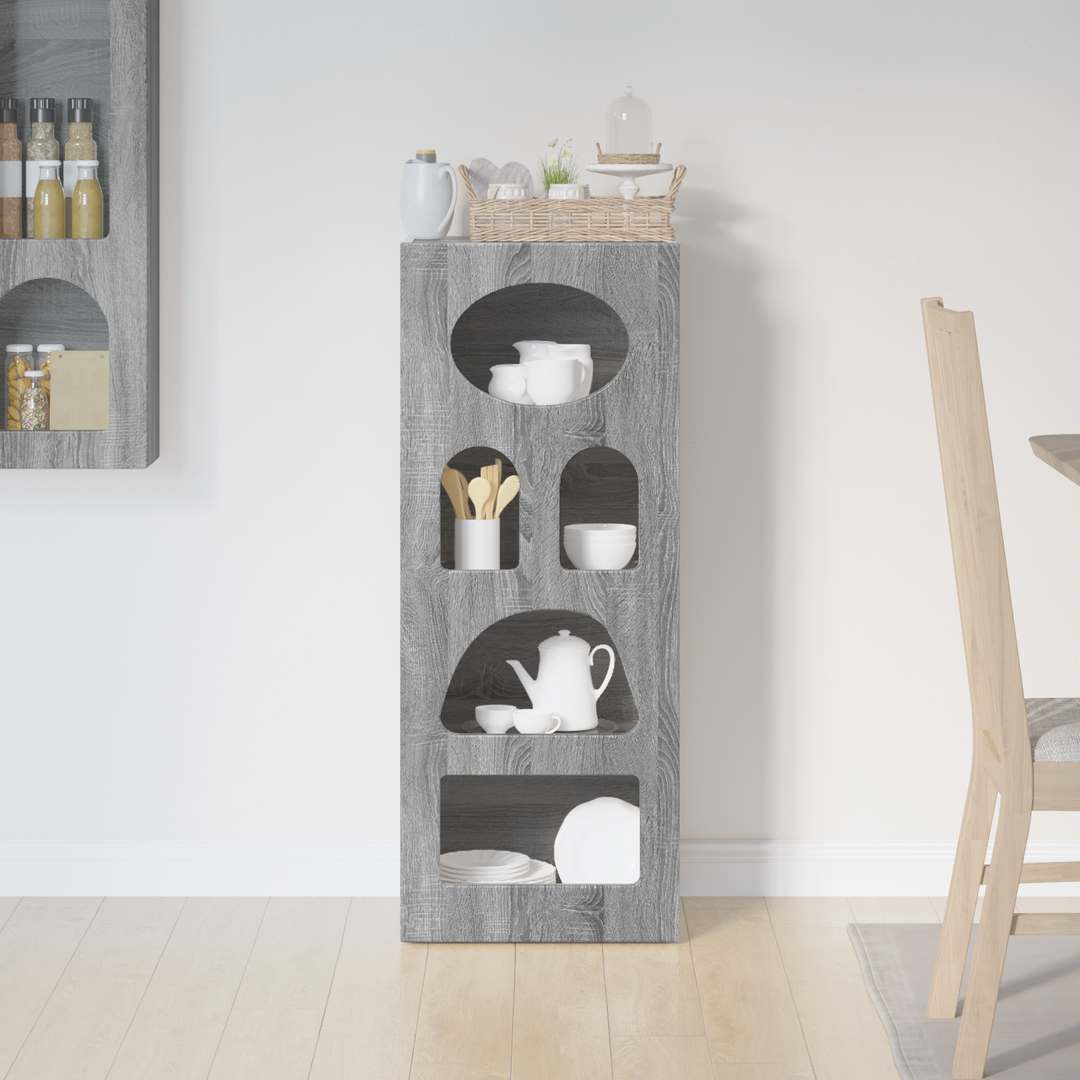 Sideboard ELST Grå Sonoma 40 x 35 x 100,5 cm Konstrueret træ