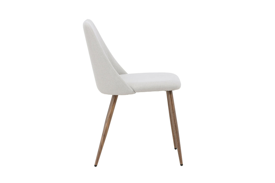 Venture Home Night Dining Chair 2-pack - Mocca  / Beige Linen