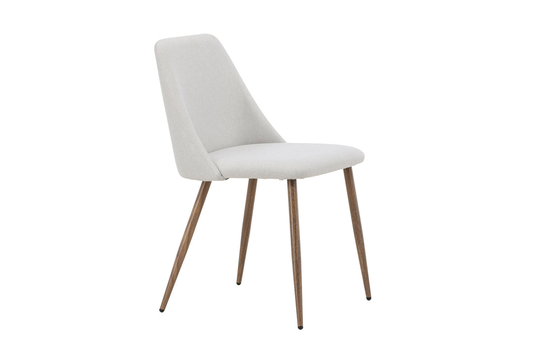Venture Home Night Dining Chair 2-pack - Mocca  / Beige Linen