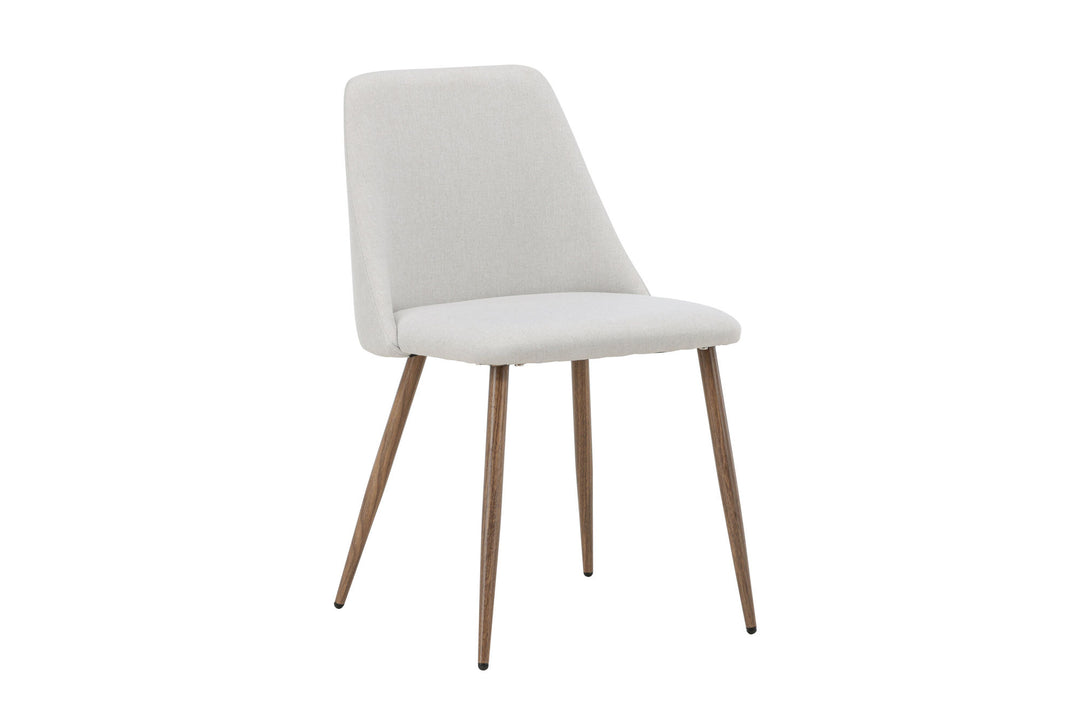 Venture Home Night Dining Chair 2-pack - Mocca  / Beige Linen
