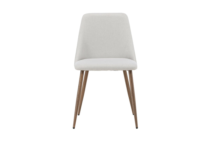 Venture Home Night Dining Chair 2-pack - Mocca  / Beige Linen