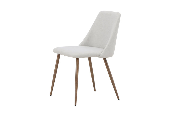 Venture Home Night Dining Chair 2-pack - Mocca  / Beige Linen