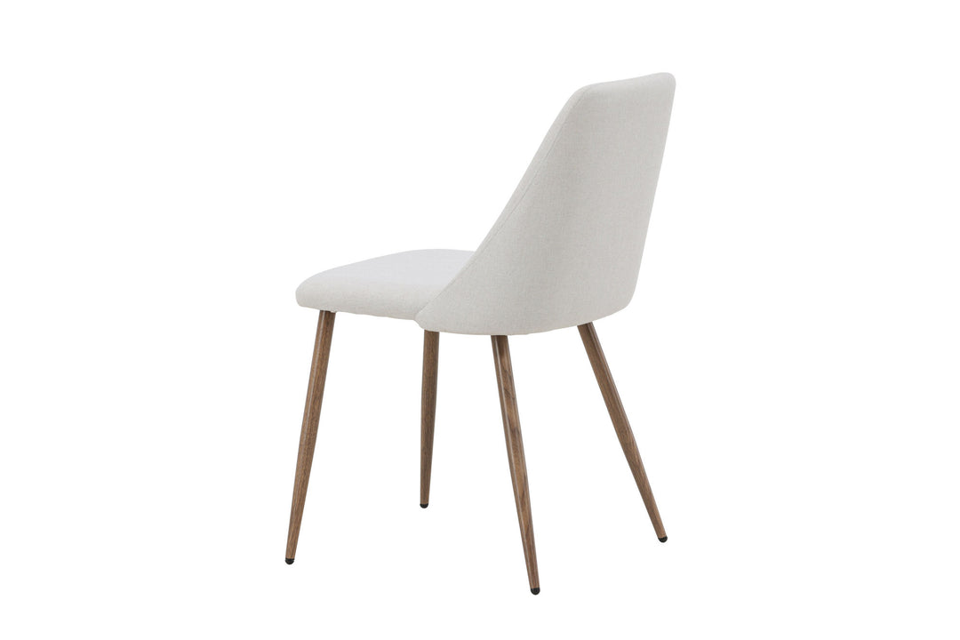 Venture Home Night Dining Chair 2-pack - Mocca  / Beige Linen