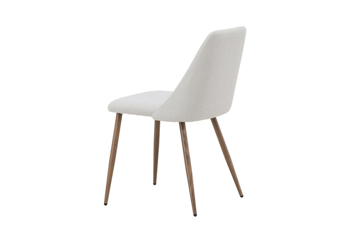 Venture Home Night Dining Chair 2-pack - Mocca  / Beige Linen