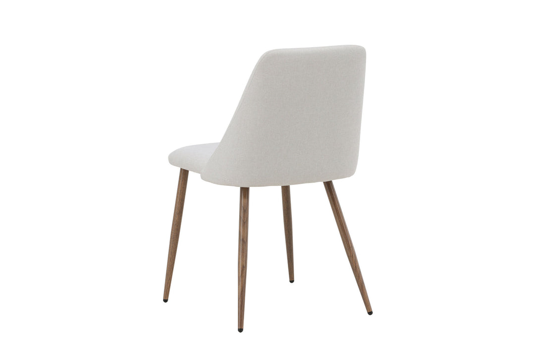 Venture Home Night Dining Chair 2-pack - Mocca  / Beige Linen