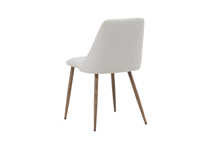 Venture Home Night Dining Chair 2-pack - Mocca  / Beige Linen