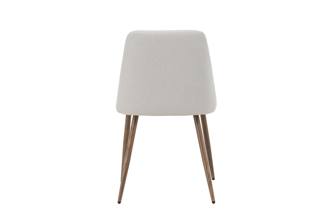 Venture Home Night Dining Chair 2-pack - Mocca  / Beige Linen