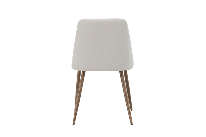 Venture Home Night Dining Chair 2-pack - Mocca  / Beige Linen