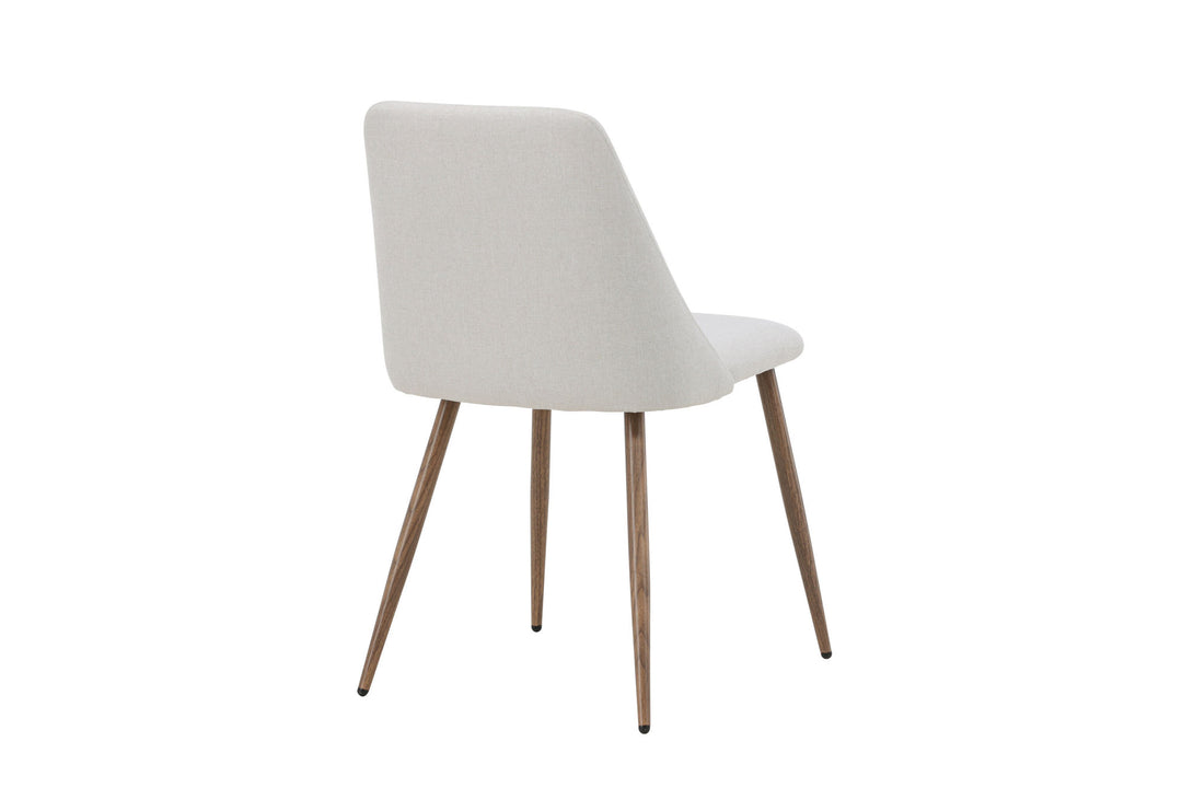 Venture Home Night Dining Chair 2-pack - Mocca  / Beige Linen