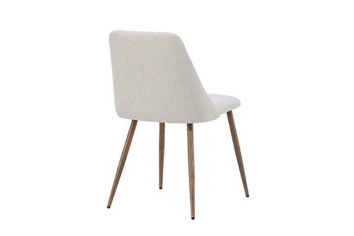Venture Home Night Dining Chair 2-pack - Mocca  / Beige Linen