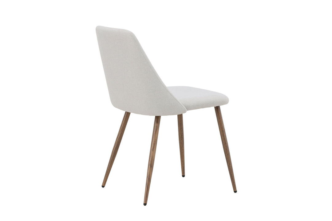 Venture Home Night Dining Chair 2-pack - Mocca  / Beige Linen