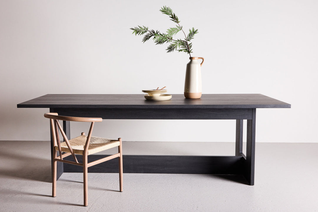 Venture Home Milly Dining Table 100x235 cm - Black  /