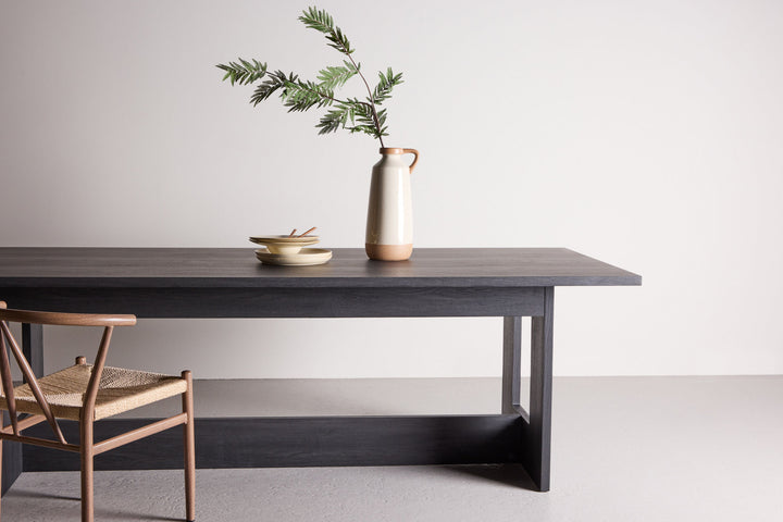 Venture Home Milly Dining Table 100x235 cm - Black  /