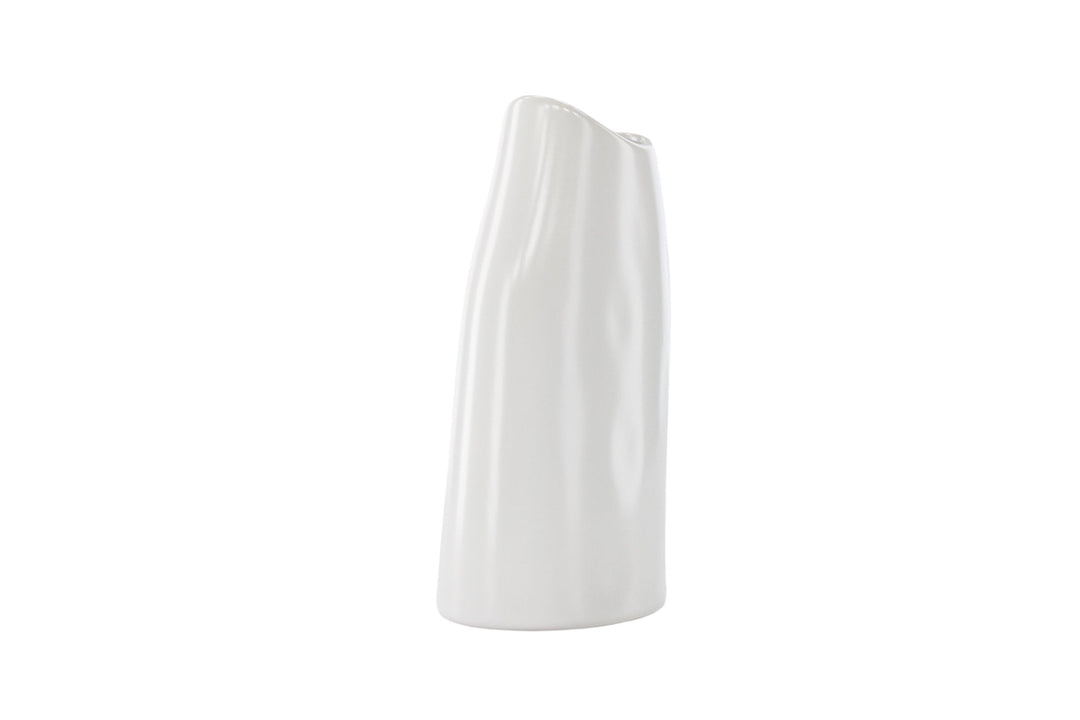 Venture Home Ernst Vase - White - 12*9*23Hcm