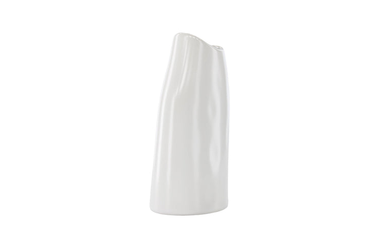 Venture Home Ernst Vase - White - 12*9*23Hcm