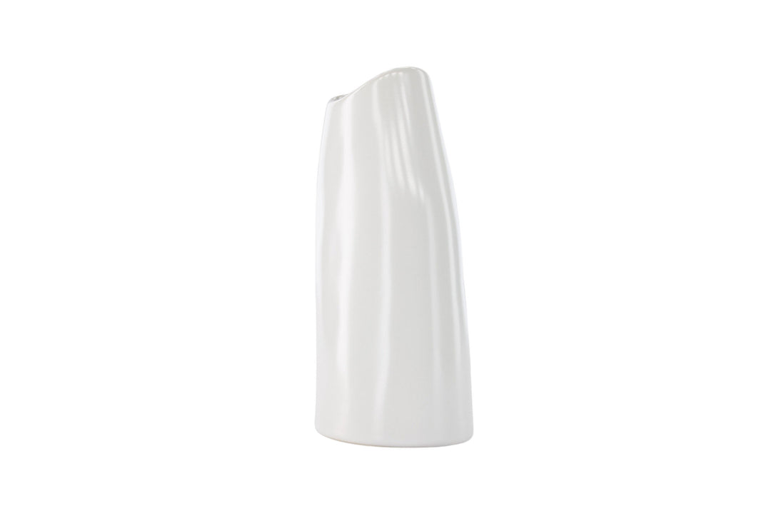 Venture Home Ernst Vase - White - 12*9*23Hcm