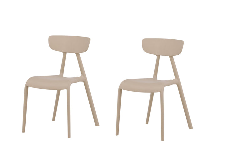 Venture Home Ursholmen Dining Chair 2-pack - Nature/beige Polypropylene